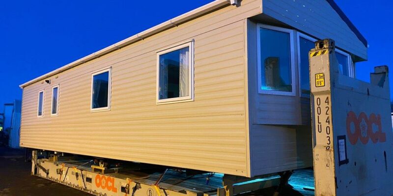 import a static caravan from uk